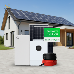 Système de stockage d'énergie solaire domestique hors réseau SOLAR Easy Install 10kW, batterie LFP MPPT, onde sinusoïdale pure, 48VDC, utilisation 24h/24 - Product Image 3