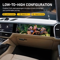 Sistema de Entretenimiento de 15 Pulgadas para Porsche Cayenne 2018-2024, Reproductor Multimedia Android, Pantalla Inteligente para Copiloto, Radio para Auto, Navegación