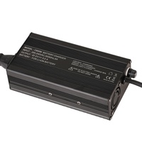 C600M dengan pengisi daya MCU cerdas, pengisi daya 12V 20A 14.6V LiFePO4 untuk sepeda motor elektrik, Kereta Golf