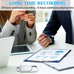 Hàng Mới 2025 OEM Tùy Chỉnh 1 Giờ Nhanh Chóng Sạc 96H Ghi Âm Mini Ghi Âm Giọng Nói 16GB Kỹ Thuật Số Bằng Giọng Nói Ghi - Product Image 5