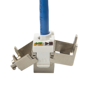 เครือข่ายแมว6แมว<span class=keywords><strong>6A</strong></span> แมว7โมดูลป้องกัน FTP 180องศา tooless <span class=keywords><strong>Rj45</strong></span> Cat5e Cat6 Cat6a แจ็ค Cat7แจ็คหลักสำหรับชิ้นส่วนโทรคมนาคม - Product Image 5