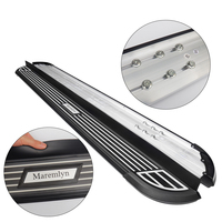 Kit d'accessoires de protection de voiture SUV Logo de haute qualité, marchepied latéral en aluminium personnalisé pour Chevrolet orangé