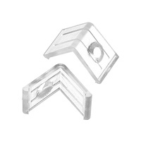 Profilé d'angle en aluminium LED Couvercle rond Profilé d'extrusion en aluminium LED Chine 16*16mm