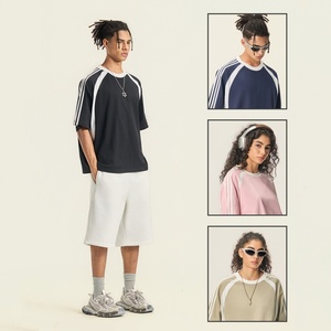 T-shirt Personalizzata Oversize in Cotone 100% Tessuto, Manica Corta, Bianco e Nero, Estiva, Sportiva, Traspirante, ad Asciugatura Rapida, di Alta Qualità - Product Image 2