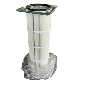 Élément filtrant de sédiment de collecteur de poussière de cartouche filtrante, utilisé pour la filtration industrielle de fumée de poussière