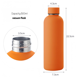 500ml <b>750ml</b> New Design Luxury Sport Stainless Steel GYM Water <b>Bottle</b> With Straw Sport Flask Sports Water <b>Bottle</b> - Product Image 3