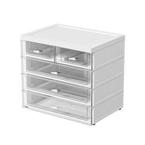 Archivador tipo cajón multicapa con <span class=keywords><strong>caja</strong></span> <span class=keywords><strong>de</strong></span> almacenamiento <span class=keywords><strong>de</strong></span> escritorio <span class=keywords><strong>para</strong></span> escritorio <span class=keywords><strong>de</strong></span> estudiantes, estante <span class=keywords><strong>de</strong></span> almacenamiento apilable <span class=keywords><strong>de</strong></span> cosméticos - Product Image 2