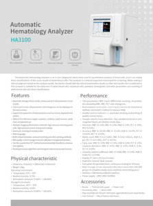 Analyseur hématologique automatique, appareil d'analyse sanguine pour tests diagnostiques animaux et humains - Product Image 2