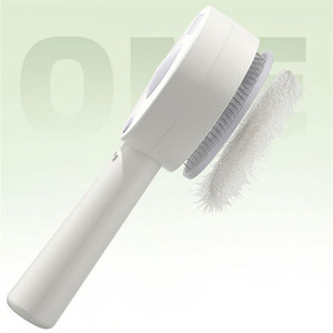 Brosse vapeur pour animaux de compagnie, pour chats et chiens, peigne pulvérisateur de toilettage, fournitures pour animaux, brosse autonettoyante pour l'élimination des poils, brosses vapeur pour chats - Product Image 5