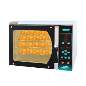 Ex-Factory Price Heat Resistant 4 Tray Oven Commercial Convection Pizza Oven Electric For Baking