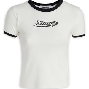 Haute Qualité Marque De Luxe Embuscade Blanc Coton Logo Sweat Manches Courtes Slim Fit T-shirt - Product Image 1