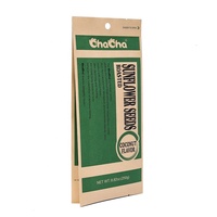 Sac d'emballage personnalisé en LDPE avec soufflet latéral, thermoscellable, imprimé en héliogravure, encre sans bencène, recyclable, écologique, saveur noix de coco