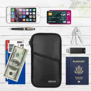 CUSTOM Popular Certificate Card Cash <b>Bags</b> Non-Itchy Silicone Coated Portable Fireproof Waterproof Money <b>Document</b> Storage - Product Image 6