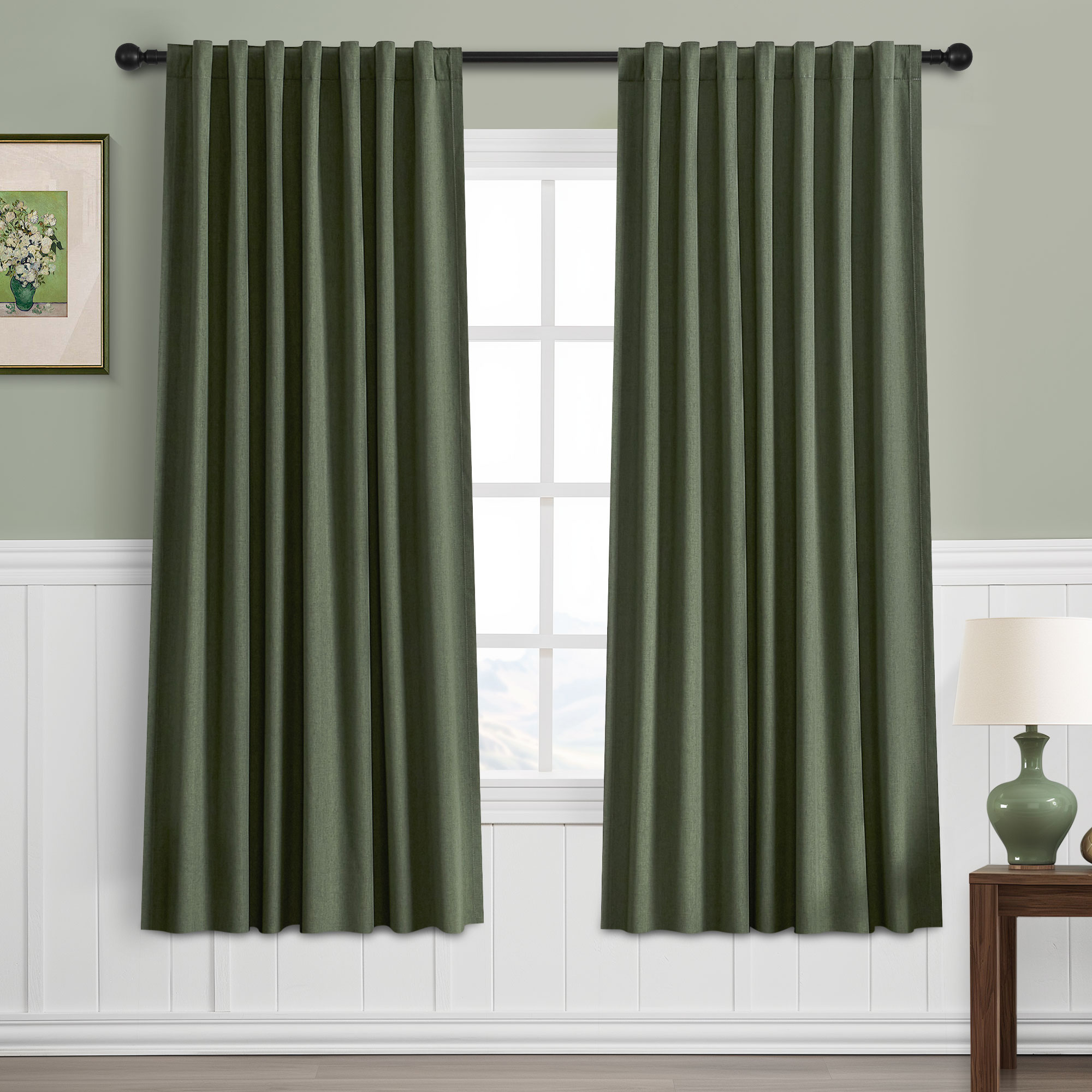 Olive green