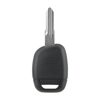 Clé plate Renault à 1 bouton pour Clio 2001-2008/Kangoo 2002-2004, remplacement de clé à distance, boîtier de clé, puce 433 MHz, lame en ABS, modèle