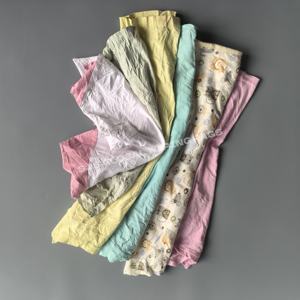 Trapos de Algodón de Colores Mezclados, Resistentes, para Mecánicos, Trapos Industriales para Limpieza - Product Image 1