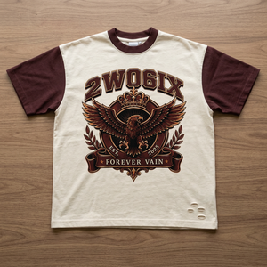 เสื้อยืดแขนสั้นทรงปกติสำหรับผู้ชาย สตรีทแวร์ ผ้าฝ้าย 100% แห้งเร็ว ระบายอากาศได้ดี ดีไซน์ปรับแต่งได้ คุณภาพสูง 220 กรัม - Product Image 2