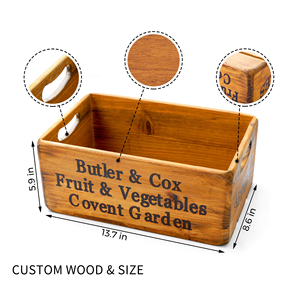 Decorative Caselle Contenitore Contenitore in <span class=keywords><strong>Legno</strong></span> <span class=keywords><strong>rustico</strong></span> Casse di nidificazione con manici di <span class=keywords><strong>legno</strong></span> scatole <span class=keywords><strong>rustico</strong></span> casale - Product Image 3