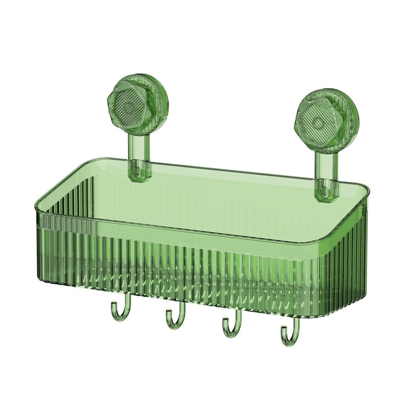 Support de rangement à ventouse-grand-vert