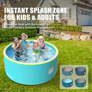 Piscina Inflable <span class=keywords><strong>Redonda</strong></span> de Fábrica con Tecnología Drop Stitch, 5 Tamaños, Logotipo Personalizado, Certificación CE EN ISO, para Niños y Adultos, Venta al por Mayor - Product Image 2