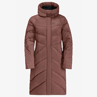 Veste longue d'hiver personnalisée pour femme, coupe-vent, imperméable, matelassée, rembourrage en coton, motif uni, OEM ODM