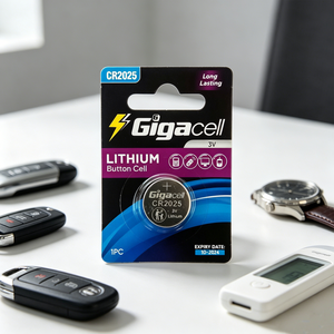 Batterie a Bottone al Litio 3.0V <span class=keywords><strong>CR2025</strong></span>, Confezione da 1 Pezzo/Blister, Celle a Bottone al Litio 3V Serie CR per Batterie di Orologi - Product Image 1