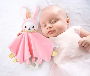 סיטונאי יילוד תינוק שמיכת סופר רך צעצועי מרגיע מגבת תינוק שמיכת בעלי חיים ראש קטיפה תינוק שמיכה