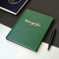 Journal à spirales réutilisable de style Rocketbook, format A5, avec couverture imperméable effaçable