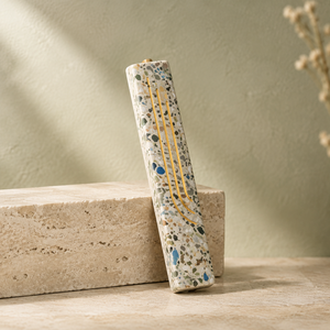 <span class=keywords><strong>Porta</strong></span>-Mezuzah in Cemento Terrazzo, Impermeabile, Regalo Giudaico Fatto a Mano, Mezuzah in Pietra per <span class=keywords><strong>Porta</strong></span> - Product Image 2