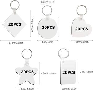 Porte-clés publicitaire personnalisé en métal, cadeau promotionnel léger, impression par transfert thermique, souvenir de luxe, porte-clés en alliage de zinc avec logo - Product Image 3