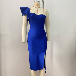 Peeqi <b>Summer</b> Wholesale Fashion Retro Designer Printed Tight Fitting Sexy Nightclub Party Wear Sexy Mini <b>Dress</b> Women Lady - Product Image 4