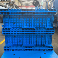 Palettes en plastique à dessus plat d'hygiène de palettes d'entrepôt de catégorie comestible résistante de 1200x1000 en Chine