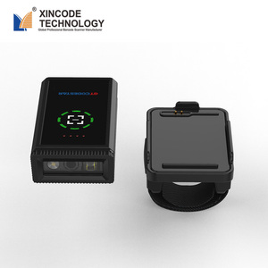 Lecteur de codes-barres sans fil 2D 2.4G <span class=keywords><strong>mini</strong></span> portable Xincode Factory, pistolet de lecture de codes-barres à doigt, modèle X-690B, en vente - Product Image 3