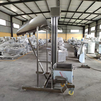Roestvrijstalen Mobiele Vleeshoister Machine Buggy Lift Vlees Draagbakken Trolley Hefmachine Voedselverwerkende Machines