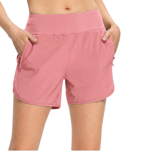 High-<b>Waisted</b> 100% Cotton Shorts <b>Elastic</b> Button Stretch Plus Size Casual Regular Fit Hot Shorts Side Slit Quick Dry - Product Image 4