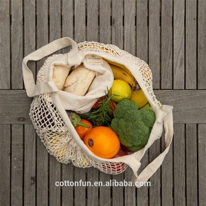 Net 5 Cái Tái Sử Dụng Lưới Cotton Mua Sắm Tote Túi Xách Tay Chuỗi Bag Organizer Cho Tạp Hóa Mua Sắm/Ngoài Trời Gói - Product Image 5
