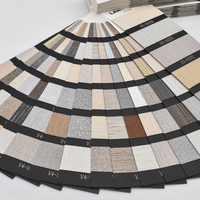 Revêtements muraux en tissu 3D personnalisés de style européen, anti-moisissures et anti-fongiques, en PVC, pour la décoration d'hôtels, design moderne