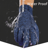 2021 nuevos deportes impermeables hombres y mujeres montar al aire libre pantalla táctil guantes cálidos con forro polar