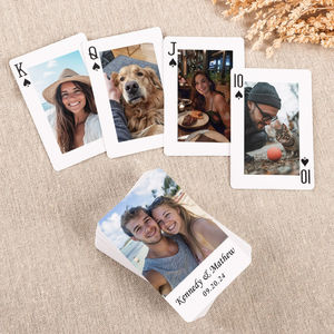 Jeu de cartes à jouer personnalisé Impression d'album photo personnalisé Cartes de poker alternatives - Product Image 5