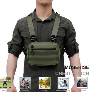 Échantillon gratuit Sac de poitrine tactique pour le camping, la randonnée, les sacs bandoulière, sac à dos, sac à bandoulière unique, pochette Molle - Product Image 4