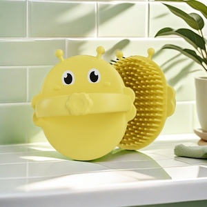 Cepillo de baño de silicona para bebé, artículo de cuidado infantil para recién nacidos - Product Image 2