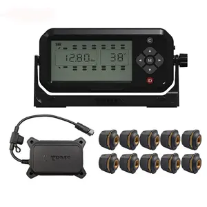 6 to 26 tires 200psi internal truck paste tpms canbus Tire Pressure Monitoring System Wireless for bus truck trailer