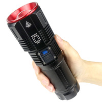 Nouvelle lampe torche laser 2023, ultra-lumineuse, rechargeable, puissante, longue portée, affichage numérique, haute puissance, en alliage d'aluminium