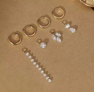 Pendientes de Titanio ASTM-F136 de Alta Calidad <span class=keywords><strong>Gaby</strong></span> con Circonita Cúbica Corte Pera Clásico, Joyería Fina al por Mayor - Product Image 5