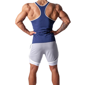 Camiseta sin mangas de algodón personalizada para hombre, estilo urbano de alta calidad, para gimnasio y deportes de verano - Product Image 2