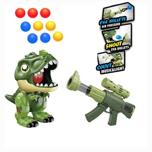 ชุดปืนของเล่นยิงกระสุนพลาสติกนิ่ม EVA แบบกำหนด<span class=keywords><strong>เ</strong></span>อง พร้อมไฟและ<span class=keywords><strong>เ</strong></span>สียง สำหรับ<span class=keywords><strong>เ</strong></span>กมยิงปืนและของ<span class=keywords><strong>เ</strong></span>ล่นไดโนเสาร์ พร้อมเป้าหมาย - Product Image 1