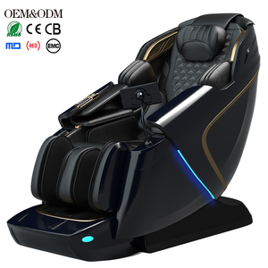 Fauteuil <span class=keywords><strong>de</strong></span> massage portable L50S <span class=keywords><strong>de</strong></span> qualité <span class=keywords><strong>commerciale</strong></span> 4D+3D, rail SL <span class=keywords><strong>de</strong></span> 135 cm, airbag corps entier, zéro gravité, logo OEM personnalisé, vente en gros - Product Image 1