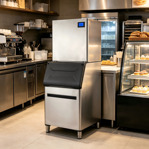 Commercial Split Type Ice Making Machine Floor Standing Ice Maker With <b>Large</b> Ice Storage <b>Bin</b> - Product Image 2