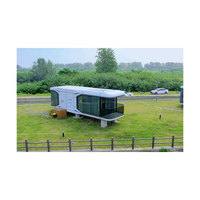 Maison capsule mobile portable d'extérieur, maison mobile capsule, mini-maison, maison préfabriquée, loft