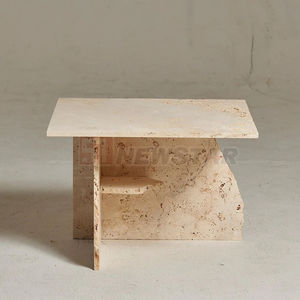 Newstar <span class=keywords><strong>Wasabi</strong></span> Moderne Marbre Pierre Meubles De Salon Petite Table Basse Socle Travertin Carré Canapé Marbre Table D'appoint - Product Image 5